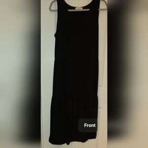 Black Tiered Sleeveless MAXI Dress